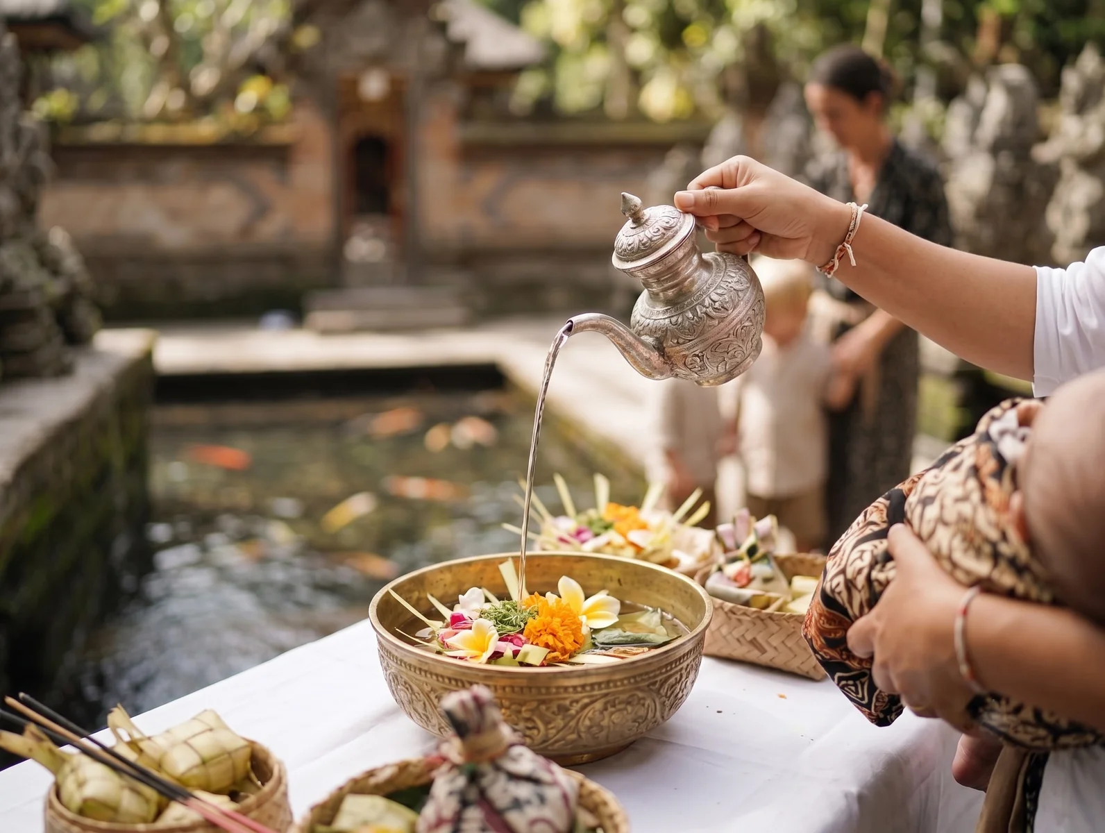Holy purification fountains of Tirta Empul Temple