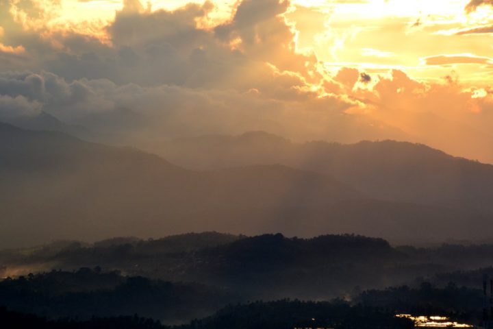Долина Кинтамани на закате